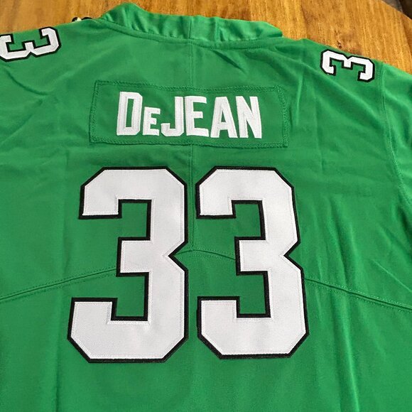 Youth Stitched Throwback Philadelphia Eagles Jersey Cooper DeJean #33 Size Youth - Picture 2 of 9